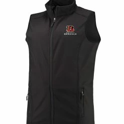 Dunbrooke Men's Black Cincinnati Bengals Big & Tall Archer Softshell Full-Zip Vest 8 Dunbrooke Men's Black Cincinnati Bengals Big & Tall Archer Softshell Full-Zip Vest -Fanatics DSCO1158072439 1007 ALT2