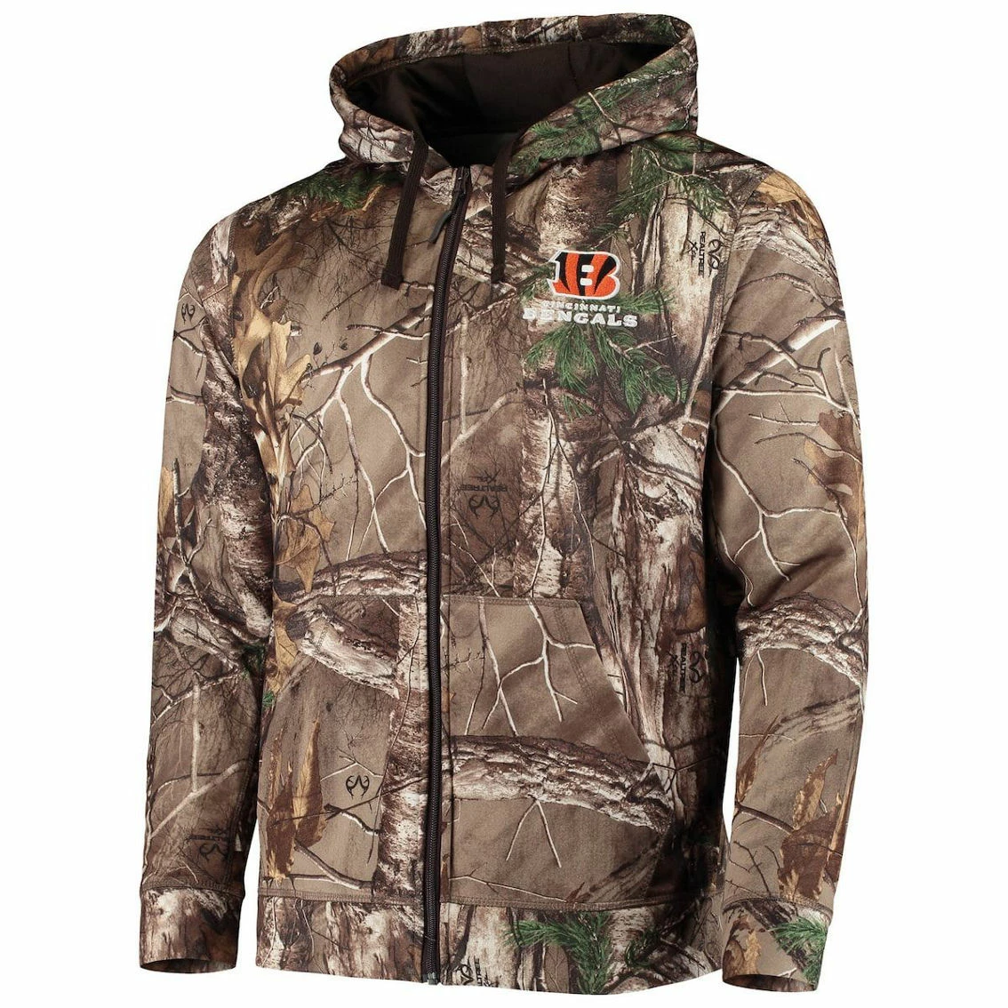 Dunbrooke Men's Realtree Camo Cincinnati Bengals Trophy Tech Fleece Full-Zip Hoodie 5 Dunbrooke Men's Realtree Camo Cincinnati Bengals Trophy Tech Fleece Full-Zip Hoodie - Image 3