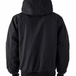 Dunbrooke Men's Black Cincinnati Bengals Big & Tall Dakota Canvas Hoodie Full-Zip Jacket 9 Dunbrooke Men's Black Cincinnati Bengals Big & Tall Dakota Canvas Hoodie Full-Zip Jacket -Fanatics DSCO1158072682 1007 ALT3