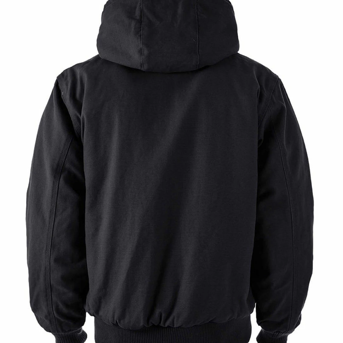 Dunbrooke Men's Black Cincinnati Bengals Big & Tall Dakota Canvas Hoodie Full-Zip Jacket 6 Dunbrooke Men's Black Cincinnati Bengals Big & Tall Dakota Canvas Hoodie Full-Zip Jacket - Image 4