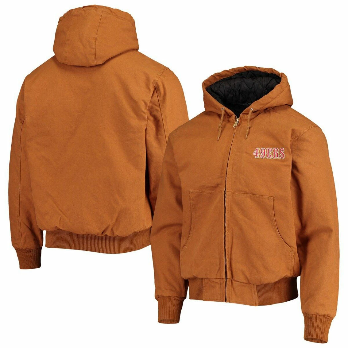 Dunbrooke Men's Tan San Francisco 49ers Dakota Full-Zip Hoodie 3 Dunbrooke Men's Tan San Francisco 49ers Dakota Full-Zip Hoodie