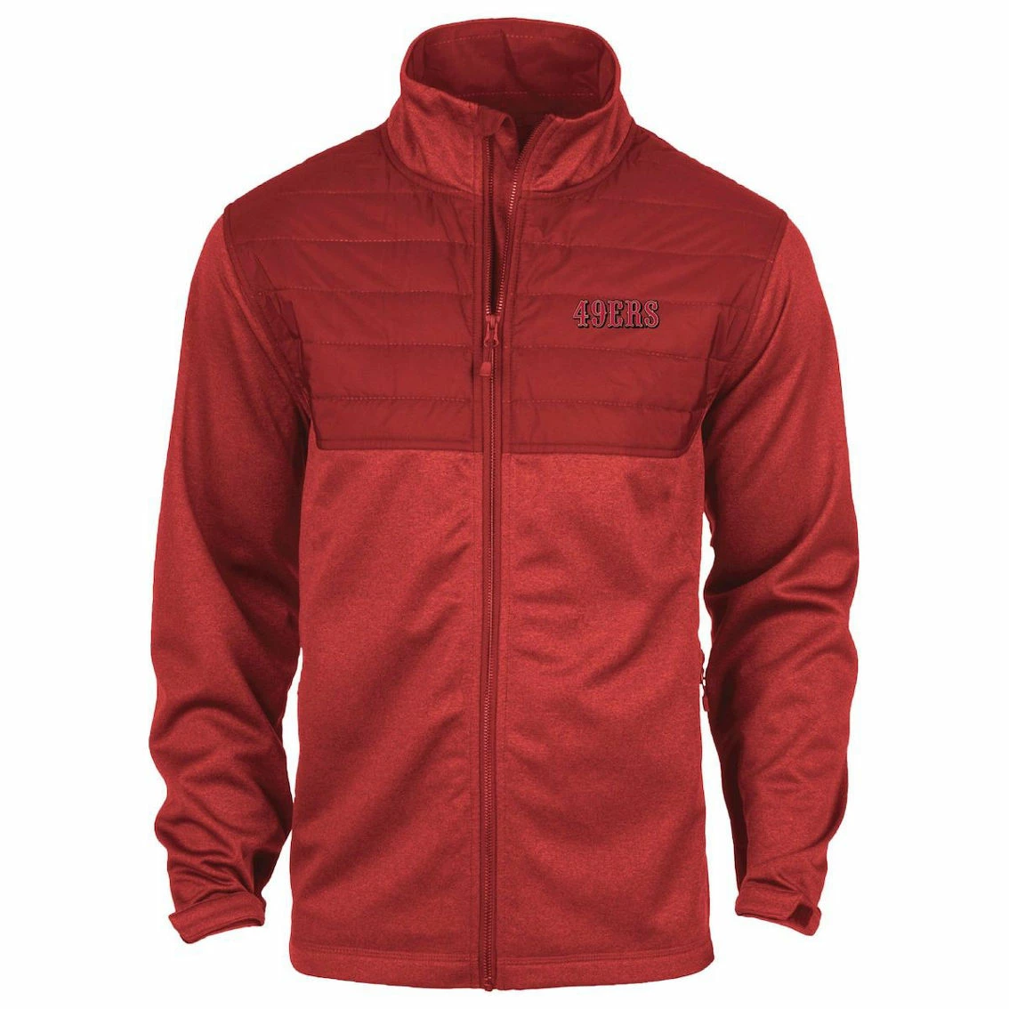 Dunbrooke Men's Heather Scarlet San Francisco 49ers Explorer Tech Full-Zip Jacket 3 Dunbrooke Men's Heather Scarlet San Francisco 49ers Explorer Tech Full-Zip Jacket