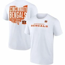 Men's Fanatics Branded White Cincinnati Bengals Hot Shot State T-Shirt