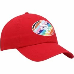 '47 Men's Scarlet San Francisco 49ers Pride Clean Up Adjustable Hat 9 '47 Men's Scarlet San Francisco 49ers Pride Clean Up Adjustable Hat -Fanatics DSCO1158819373 2910 ALT3