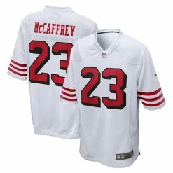 Nike Men's Christian McCaffrey White San Francisco 49ers Game Jersey