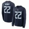 Nike Men's Derrick Henry Navy Tennessee Titans Player Name & Number Long Sleeve T-Shirt 2 Nike Men's Derrick Henry Navy Tennessee Titans Player Name & Number Long Sleeve T-Shirt -Fanatics DSCO1158971547 1320