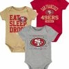 Outerstuff Newborn & Infant Scarlet/Gold San Francisco 49ers Eat Sleep Drool Football Three-Piece Bodysuit Set 1 Outerstuff Newborn & Infant Scarlet/Gold San Francisco 49ers Eat Sleep Drool Football Three-Piece Bodysuit Set -Fanatics DSCO1159235854 GOLDRE