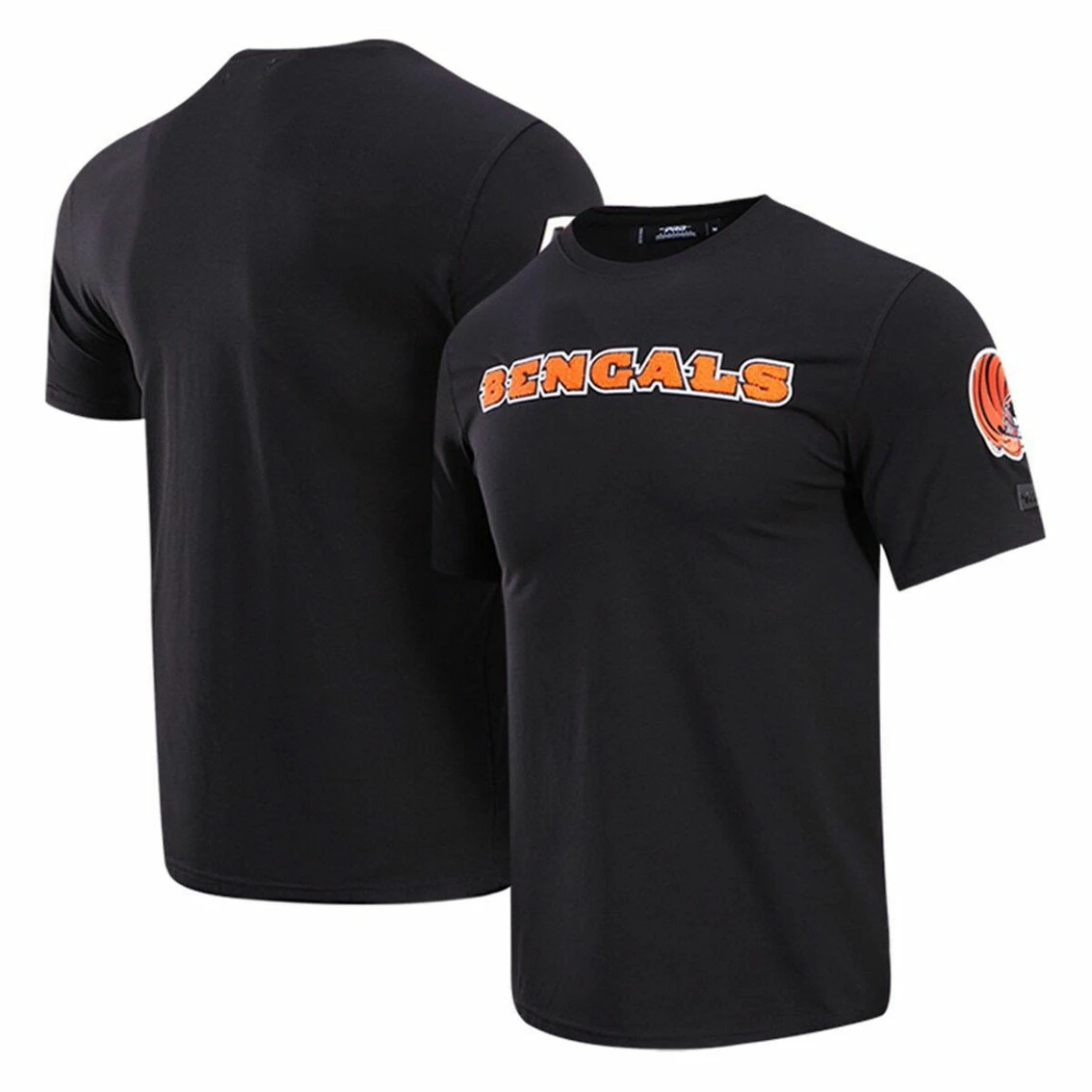 Pro Standard Men's Black Cincinnati Bengals Classic Chenille T-Shirt 4 Pro Standard Men's Black Cincinnati Bengals Classic Chenille T-Shirt - Image 2