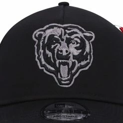 New Era X Alpha Industries Men's X Alpha Industries Black Chicago Bears A-Frame 9FORTY Trucker Snapback Hat 8 New Era X Alpha Industries Men's X Alpha Industries Black Chicago Bears A-Frame 9FORTY Trucker Snapback Hat -Fanatics DSCO1159384955 1007 ALT2