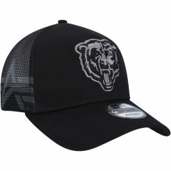 New Era X Alpha Industries Men's X Alpha Industries Black Chicago Bears A-Frame 9FORTY Trucker Snapback Hat 9 New Era X Alpha Industries Men's X Alpha Industries Black Chicago Bears A-Frame 9FORTY Trucker Snapback Hat -Fanatics DSCO1159384955 1007 ALT3