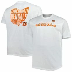 Fanatics Branded Men's White Cincinnati Bengals Big & Tall Hometown Collection Hot Shot T-Shirt
