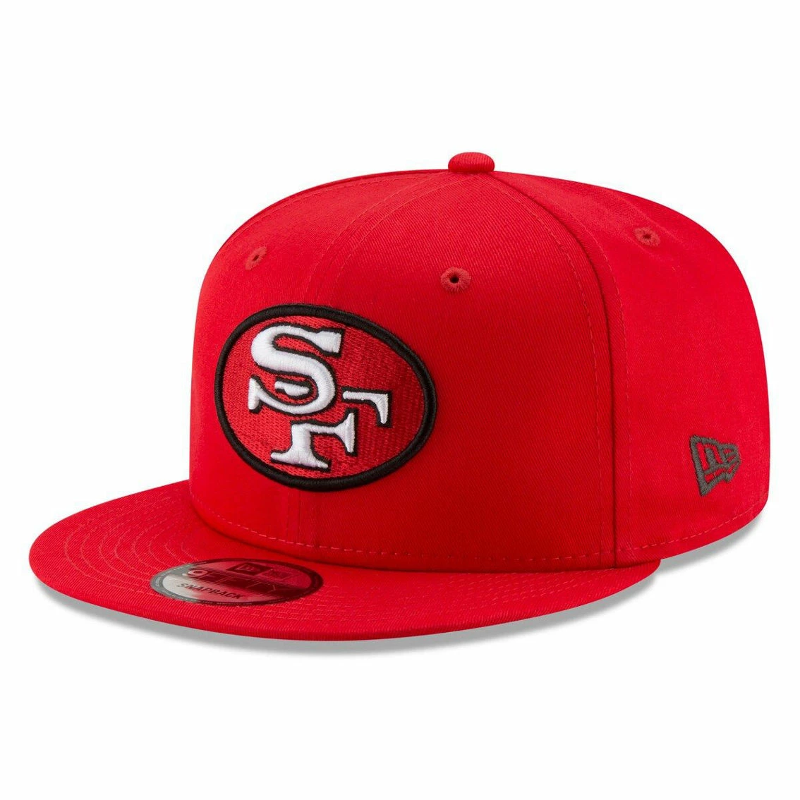 New Era Men's Scarlet San Francisco 49ers Throwback 9FIFTY Adjustable Snapback Hat 4 New Era Men's Scarlet San Francisco 49ers Throwback 9FIFTY Adjustable Snapback Hat - Image 2