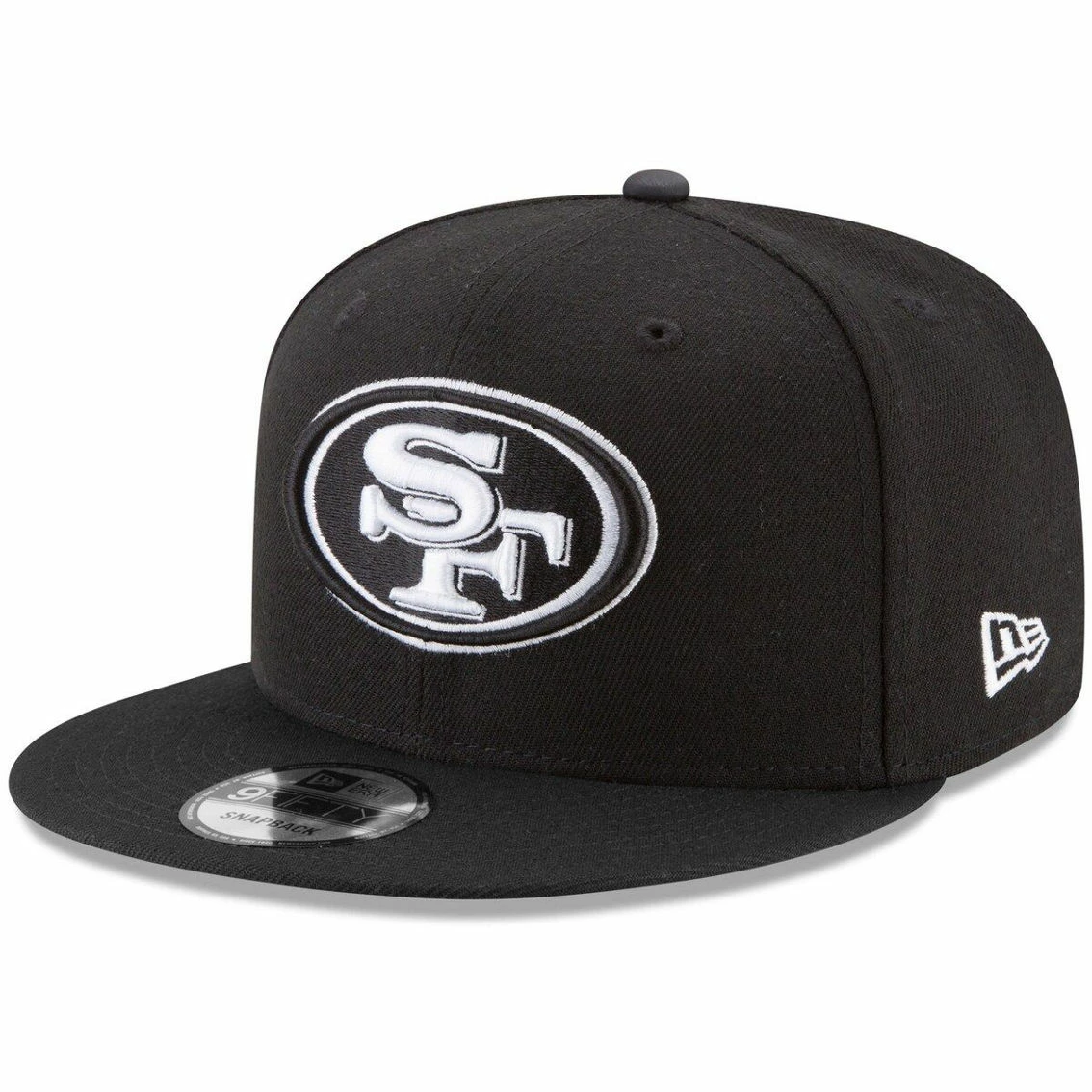 New Era Men's Black San Francisco 49ers B-Dub 9FIFTY Adjustable Hat 4 New Era Men's Black San Francisco 49ers B-Dub 9FIFTY Adjustable Hat - Image 2