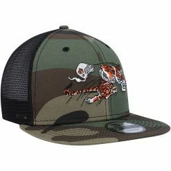 New Era Men's Camo/Black Cincinnati Bengals Woodland Trucker 2.0 9FIFTY Snapback Hat 9 New Era Men's Camo/Black Cincinnati Bengals Woodland Trucker 2.0 9FIFTY Snapback Hat -Fanatics DSCO1159416599 4273 ALT3