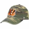 '47 Men's Camo Cincinnati Bengals Woodland Clean Up Adjustable Hat -Fanatics DSCO1159454098 BGrd