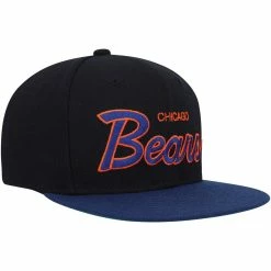 Mitchell & Ness Youth Black/Navy Chicago Bears Team Script Snapback Hat 9 Mitchell & Ness Youth Black/Navy Chicago Bears Team Script Snapback Hat -Fanatics DSCO1159487426 1007 ALT3