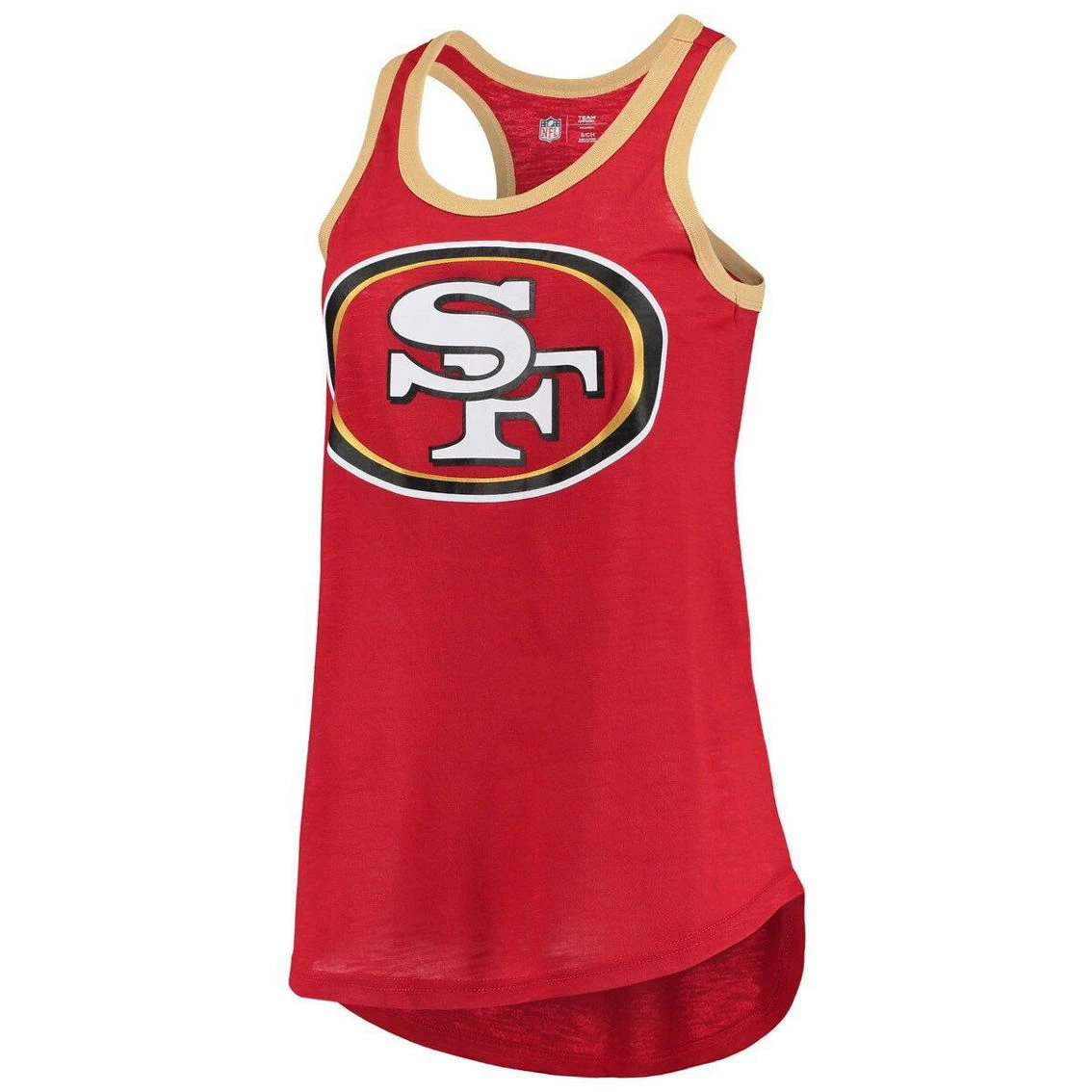 G-III 4Her By Carl Banks Women's Scarlet San Francisco 49ers Tater Burnout Tank Top 5 G-III 4Her By Carl Banks Women's Scarlet San Francisco 49ers Tater Burnout Tank Top - Image 3