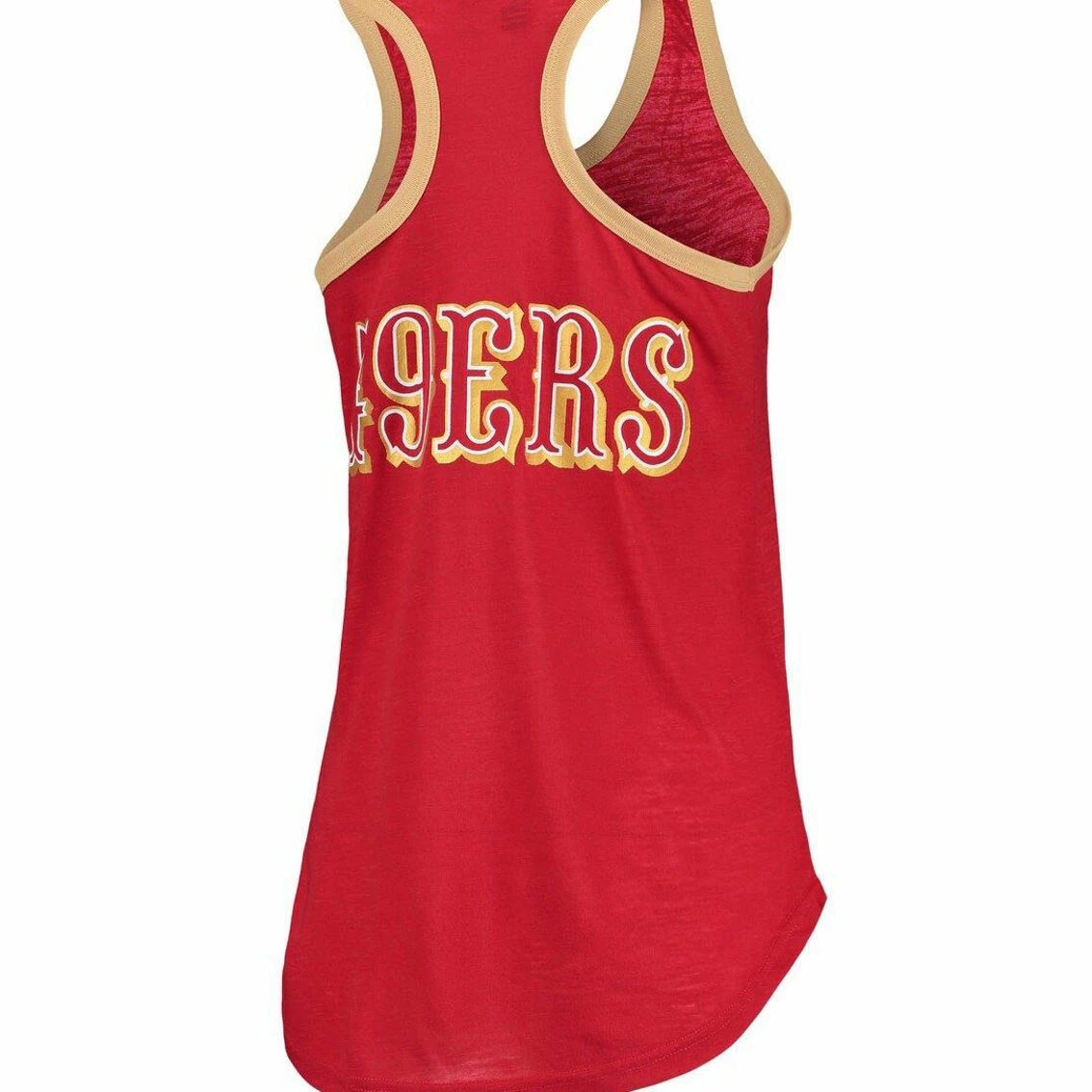 G-III 4Her By Carl Banks Women's Scarlet San Francisco 49ers Tater Burnout Tank Top 6 G-III 4Her By Carl Banks Women's Scarlet San Francisco 49ers Tater Burnout Tank Top - Image 4