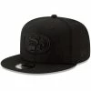 New Era Men's Black San Francisco 49ers Black On Black 9FIFTY Adjustable Hat 1 New Era Men's Black San Francisco 49ers Black On Black 9FIFTY Adjustable Hat -Fanatics DSCO1159523141 1007