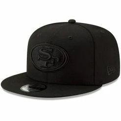 New Era Men's Black San Francisco 49ers Black On Black 9FIFTY Adjustable Hat 5 New Era Men's Black San Francisco 49ers Black On Black 9FIFTY Adjustable Hat -Fanatics DSCO1159523141 1007 ALT1