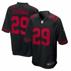 Nike Men's Talanoa Hufanga Black San Francisco 49ers Fashion Game Jersey