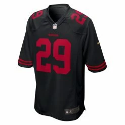 Nike Men's Talanoa Hufanga Black San Francisco 49ers Fashion Game Jersey -Fanatics DSCO1159523408 1007 ALT2
