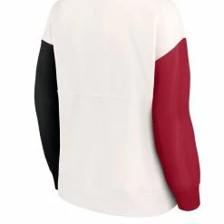 Fanatics Branded Women's White San Francisco 49ers Colorblock Primary Logo Pullover Sweatshirt 8 Fanatics Branded Women's White San Francisco 49ers Colorblock Primary Logo Pullover Sweatshirt -Fanatics DSCO1159607820 3550 ALT3