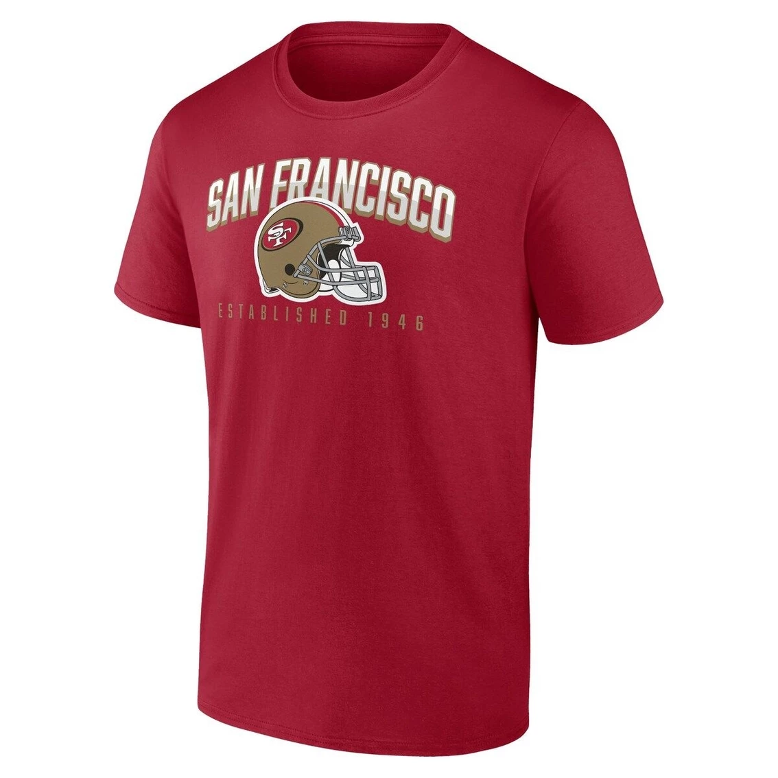 Fanatics Branded Men's Scarlet/White San Francisco 49ers Long And Short Sleeve Two-Pack T-Shirt 5 Fanatics Branded Men's Scarlet/White San Francisco 49ers Long And Short Sleeve Two-Pack T-Shirt - Image 3