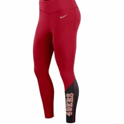 Nike Women's Scarlet/Black San Francisco 49ers 7/8 Performance Leggings 8 Nike Women's Scarlet/Black San Francisco 49ers 7/8 Performance Leggings -Fanatics DSCO1159636552 EH7S ALT2