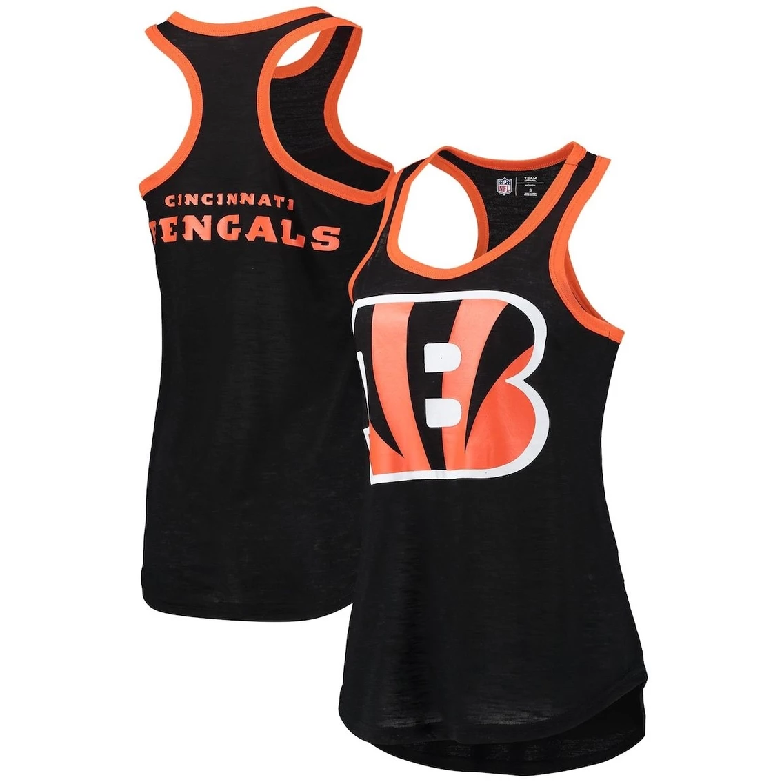 G-III 4Her By Carl Banks Women's Black Cincinnati Bengals Tater Burnout Tank Top 3 G-III 4Her By Carl Banks Women's Black Cincinnati Bengals Tater Burnout Tank Top