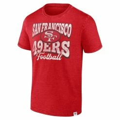Fanatics Branded Men's Heather Scarlet San Francisco 49ers Force Out T-Shirt -Fanatics DSCO1159752674 2946 ALT2