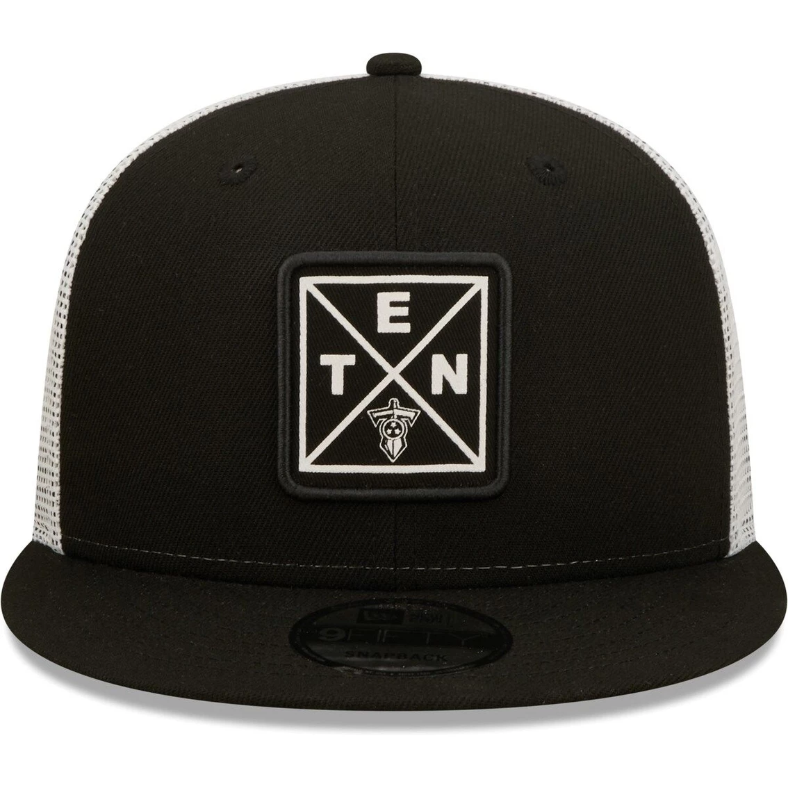 New Era Men's Black Tennessee Titans Quad II 9FIFTY Trucker Snapback Hat 5 New Era Men's Black Tennessee Titans Quad II 9FIFTY Trucker Snapback Hat - Image 3