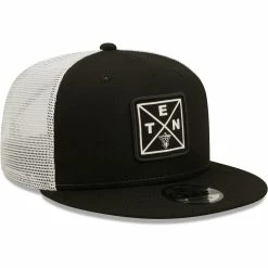 New Era Men's Black Tennessee Titans Quad II 9FIFTY Trucker Snapback Hat 9 New Era Men's Black Tennessee Titans Quad II 9FIFTY Trucker Snapback Hat -Fanatics DSCO1159762180 1007 ALT3