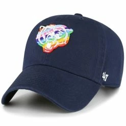 '47 Men's Navy Chicago Bears Pride Clean Up Adjustable Hat