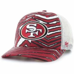 '47 Men's X Scarlet/White San Francisco 49ers Trucker Adjustable Hat