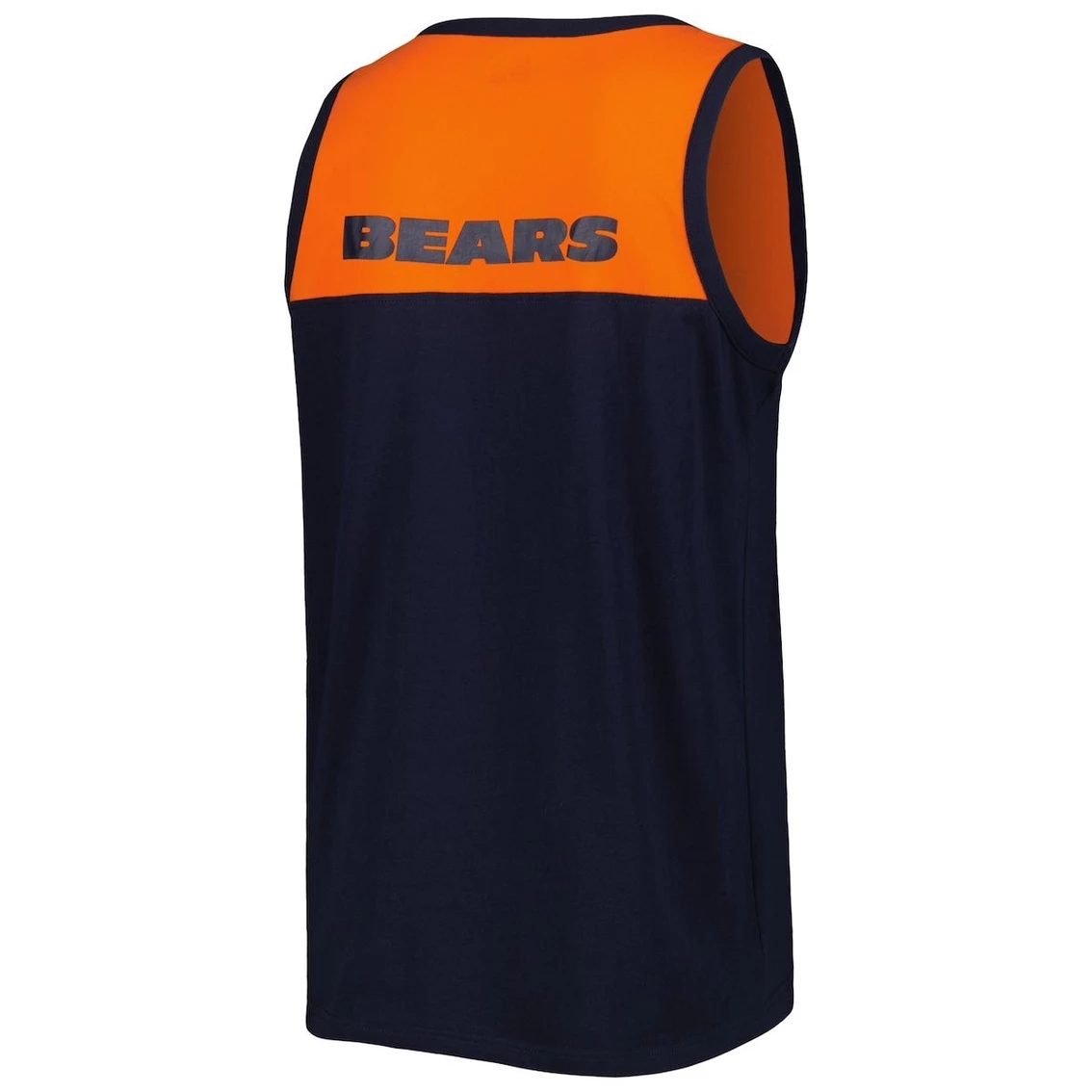 Starter Men's Navy/Orange Chicago Bears Logo Down Fashion Tank Top 6 Starter Men's Navy/Orange Chicago Bears Logo Down Fashion Tank Top - Image 4