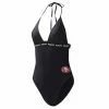 G-III 4Her By Carl Banks Women's Black San Francisco 49ers Full Count One-Piece Swimsuit -Fanatics DSCO1160275884 1007