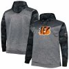 Fanatics Branded Men's Heather Charcoal Cincinnati Bengals Camo Pullover Hoodie