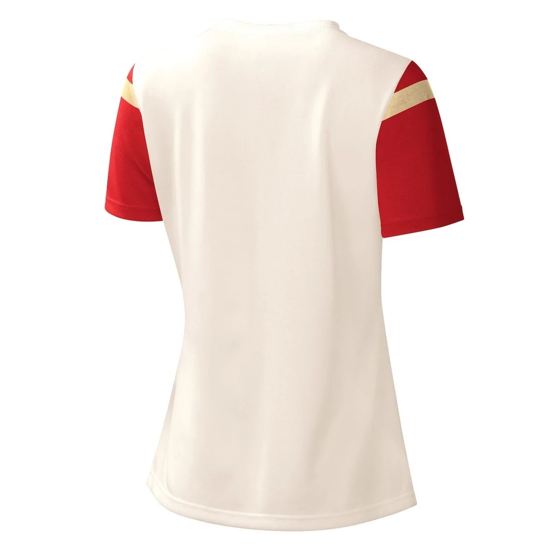 Starter Women's White San Francisco 49ers Kick Start V-Neck T-Shirt 6 Starter Women's White San Francisco 49ers Kick Start V-Neck T-Shirt - Image 4