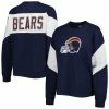 Starter Women's Navy Chicago Bears Insight Crop Tri-Blend Long Sleeve T-Shirt 2 Starter Women's Navy Chicago Bears Insight Crop Tri-Blend Long Sleeve T-Shirt -Fanatics DSCO1160775392 1320