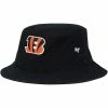 '47 Men's Black Cincinnati Bengals Primary Bucket Hat -Fanatics DSCO1161371739 1007