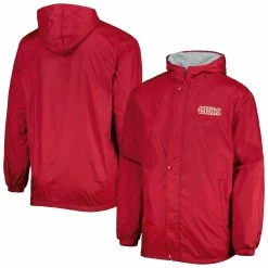 Fanatics 7 Dunbrooke Men's Scarlet San Francisco 49ers Big & Tall Legacy Stadium Full-Zip Jacket