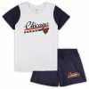 Concepts Sport Women's White/Navy Chicago Bears Plus Size Downfield T-Shirt & Shorts Sleep Set 1 Concepts Sport Women's White/Navy Chicago Bears Plus Size Downfield T-Shirt & Shorts Sleep Set -Fanatics DSCO1161584500 3550