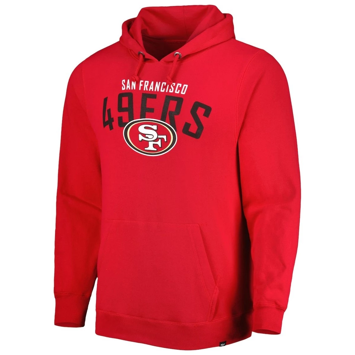 '47 Men's Scarlet San Francisco 49ers Outrush Headline Team Pullover Hoodie 5 '47 Men's Scarlet San Francisco 49ers Outrush Headline Team Pullover Hoodie - Image 3