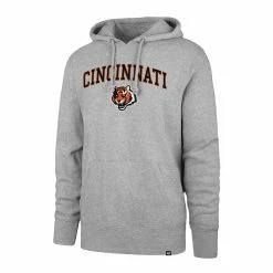 '47 Men's Gray Cincinnati Bengals Arch Game Headline Pullover Hoodie -Fanatics DSCO1161585756 1927 ALT2
