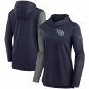 Nike Women's Navy/Heathered Charcoal Tennessee Titans Chevron Hoodie Performance Long Sleeve T-Shirt 1 Nike Women's Navy/Heathered Charcoal Tennessee Titans Chevron Hoodie Performance Long Sleeve T-Shirt -Fanatics DSCO1161586252 1320