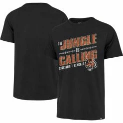 '47 Men's Black Cincinnati Bengals Regional Franklin T-Shirt