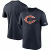Nike Men's Navy Chicago Bears Logo Essential Legend Performance T-Shirt -Fanatics DSCO1161587577 1320