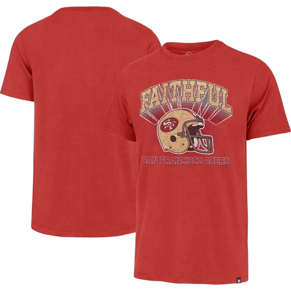 '47 Men's Scarlet San Francisco 49ers Regional Franklin T-Shirt 4 '47 Men's Scarlet San Francisco 49ers Regional Franklin T-Shirt - Image 2