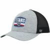 '47 Men's Heathered Gray/Navy Tennessee Titans Motivator Flex Hat